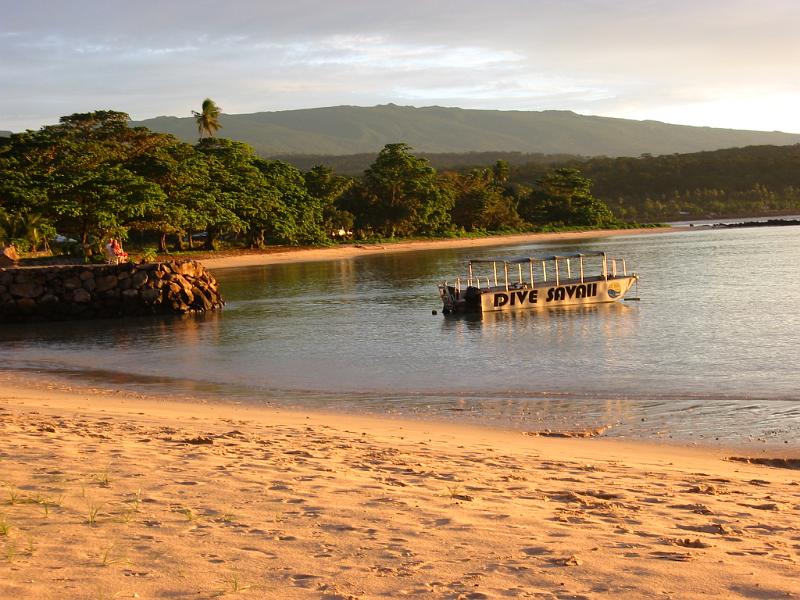 sam14 The only dive shop on Savai'i is located at Fagamalo and Manase. It's run by the friendly and experienced Flavia and Fabien.